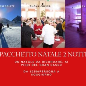 2 NOTTI PACCHETTO DI NATALE
