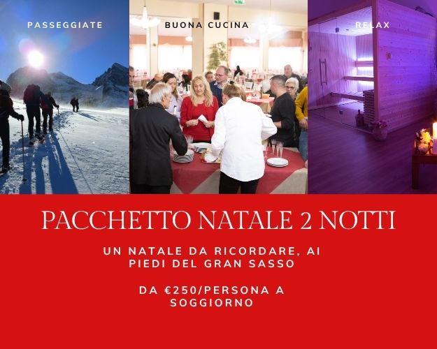 2 NOTTI PACCHETTO DI NATALE